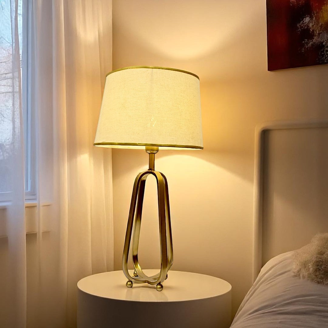Nova Brass Minimalist Table Lamp